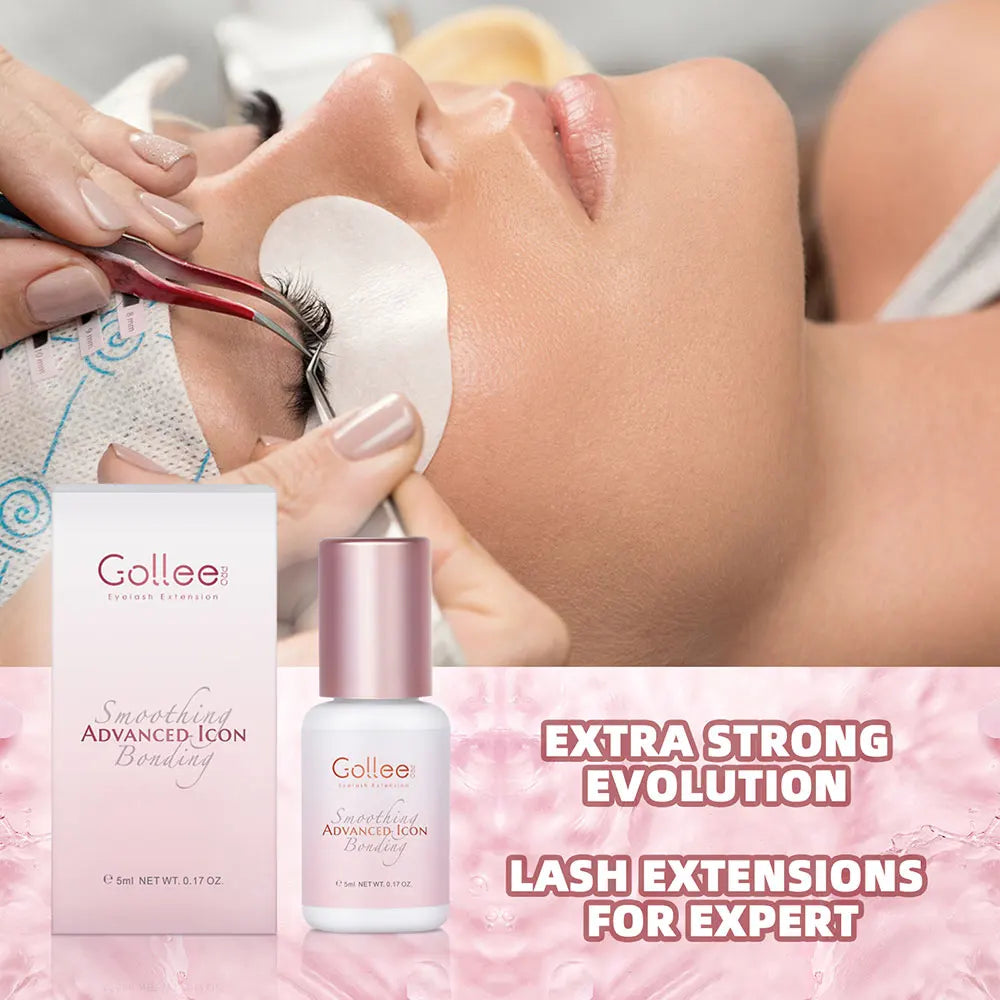 Gollee 0.5s Fast Dry Eyelash Extension Glue 6-8 Weeks Long Lasting Adhesive