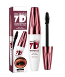 7D Volumizing Waterproof Mascara - Long Lasting Black Eye Makeup