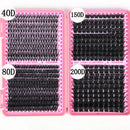 800PCS DIY Lash Cluster Extension Kit with Bond, Seal, and Tweezers