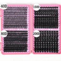 800PCS DIY Lash Cluster Extension Kit with Bond, Seal, and Tweezers