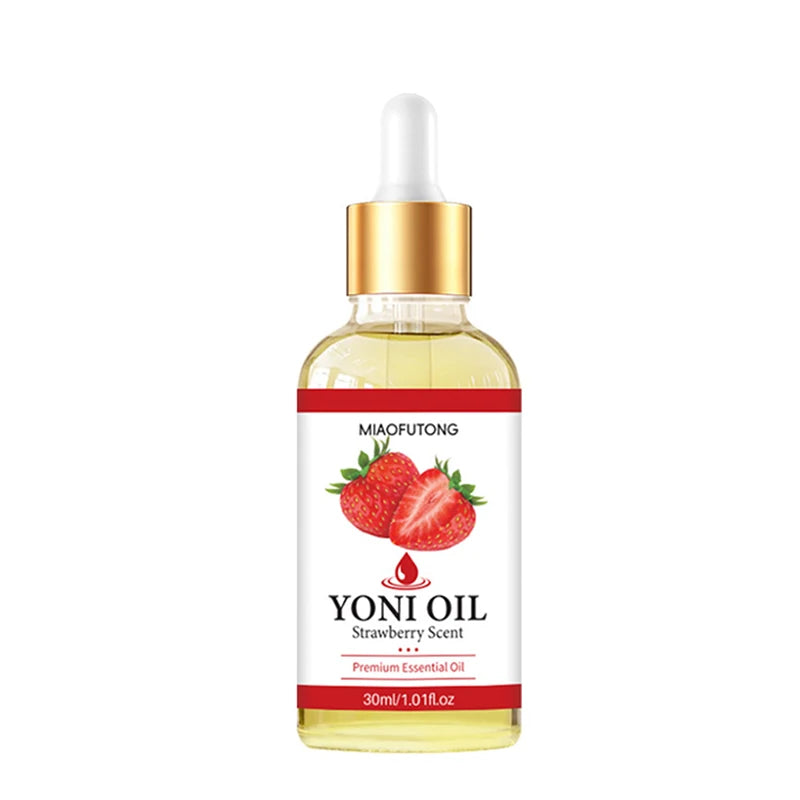 Strawberry Moisturizing Body Essential Oil with Dropper, 30ml