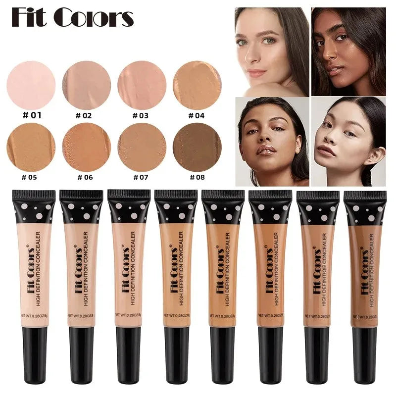 High Coverage Waterproof Concealer Stick for Dark Circles and Blemishes