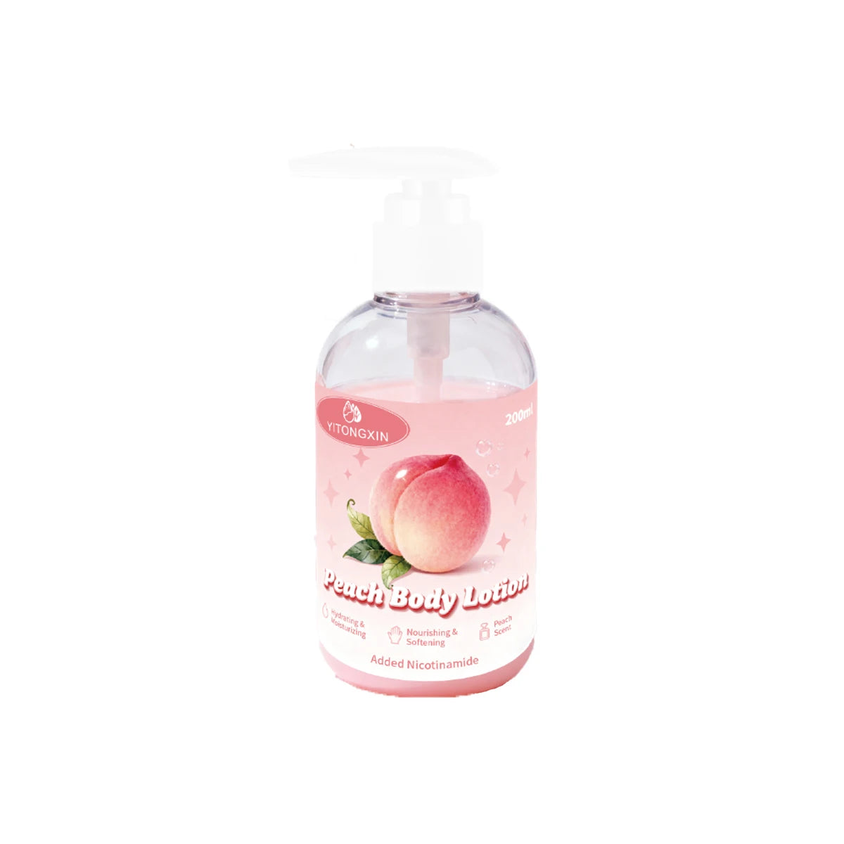 200ml Peach Body Lotion with Niacinamide