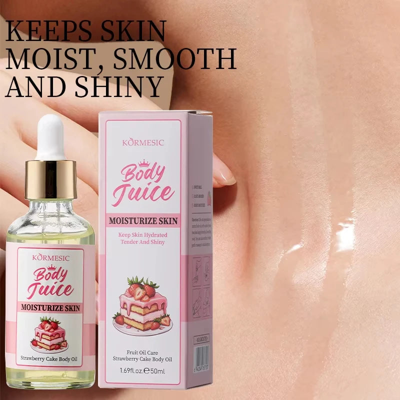 Strawberry Cake Moisturizing Body Oil (50ml)