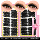 540pcs Lash Clusters Kit with Bond and Seal