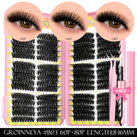 540pcs Lash Clusters Kit with Bond and Seal