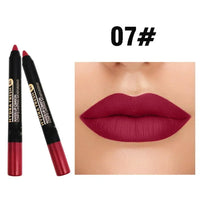 9-Color Matte Velvet Lipstick Pen - Long Lasting & Waterproof