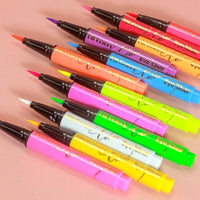 UV Fluorescent Glow Liquid Eyeliner and Neon Face Paint Pen