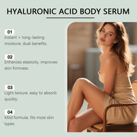 Hyaluronic Acid Deep Hydrating Body Serum for Smoother Skin