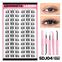 Cat Eye DIY Lash Extension Kit with Bond, Seal, and Tweezers