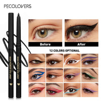 Long-Lasting Waterproof Matte Eyeliner Pencil with Ultra-Fine Tip