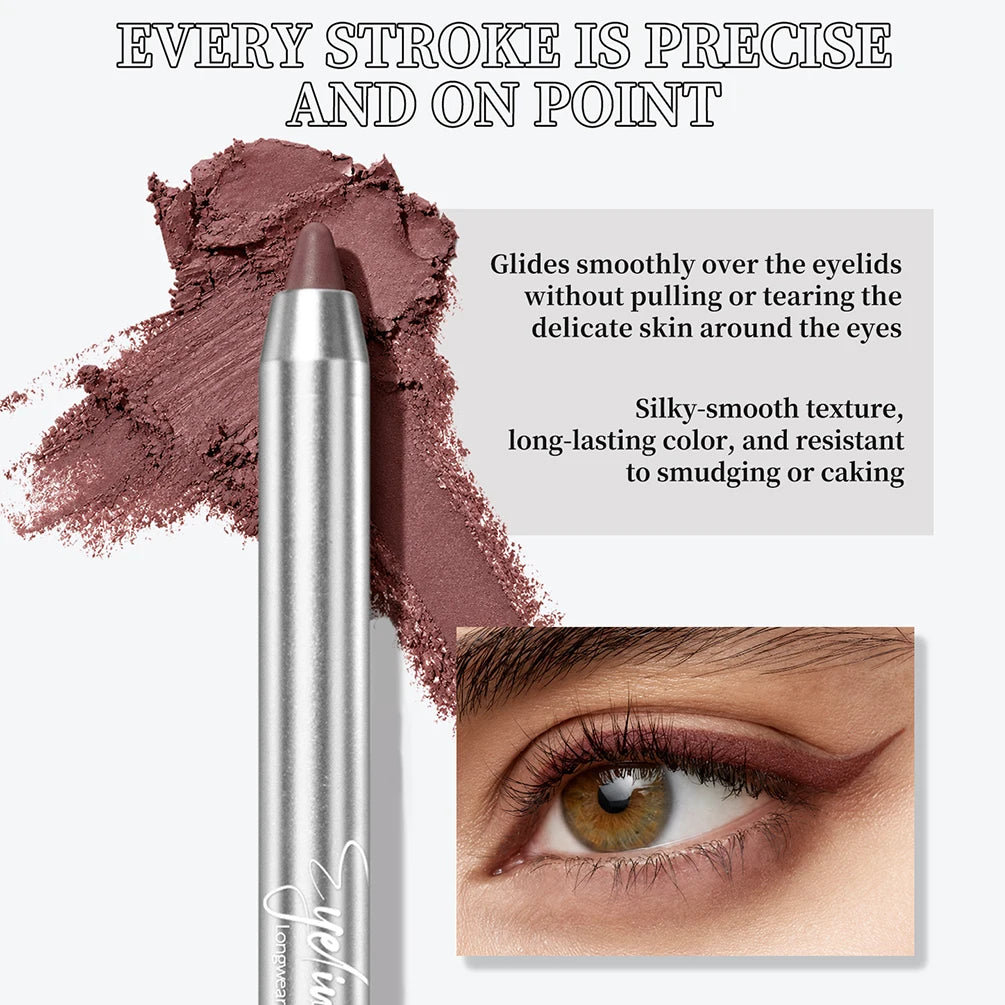 ART VALUE 6-Color Matte and Shimmer Eyeliner Pencil Set