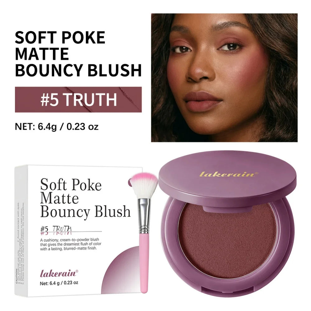 Cream-to-Powder Blush with Brush