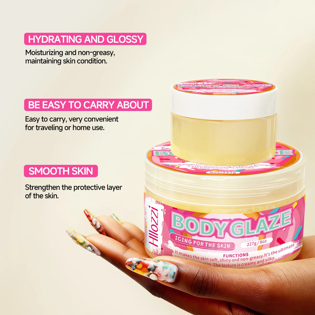 Donut Body Glaze Moisturizing and Brightening Skin Repair