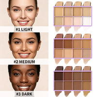 Full Coverage Cream Concealer and Contour Palette