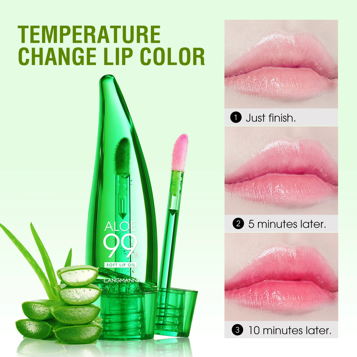 Aloe Vera Color Changing Moisturizing Lip Gloss