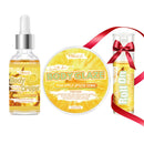 Pineapple Body Oil and Glaze Set with Rollerball Applicator