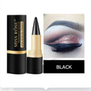 Waterproof Matte Gel Eyeliner Pencil - Long-lasting Black