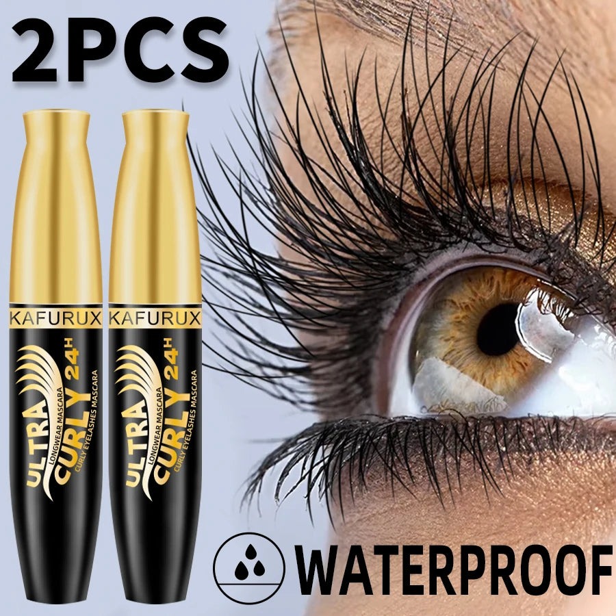 2-Piece Long-Wearing Lengthening Black Mascara Set