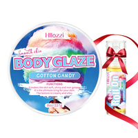 Cotton Candy Body Care Set with Body Drops, Body Glaze, and Roll-On