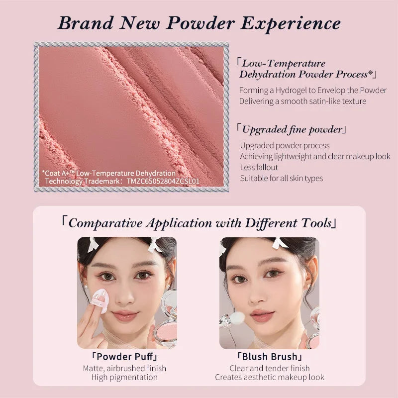 Swan Ballet Series Embossed Blush Palette