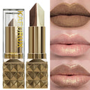 Long-Lasting Glitter Metallic Two-Tone Matte Lipstick