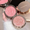 Single Color Shimmer Petal Blush and Highgloss Contouring Palette