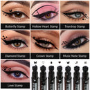 8-Piece 2-in-1 Waterproof Stamp Eyeliner Set
