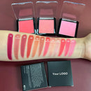 10pcs Pink Matte Pressed Powder Blush Palette Wholesale Bulk