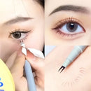 Double Forked Tip Waterproof Lower Lash and Liquid Eyeliner Pen