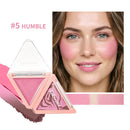Triangle Two Tone Cream and Powder Blush Palette