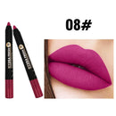 9-Color Matte Velvet Lipstick Pen - Long Lasting & Waterproof