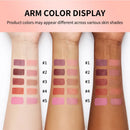 Triangular Two-Tone Matte Blush Palette with Folding Design
