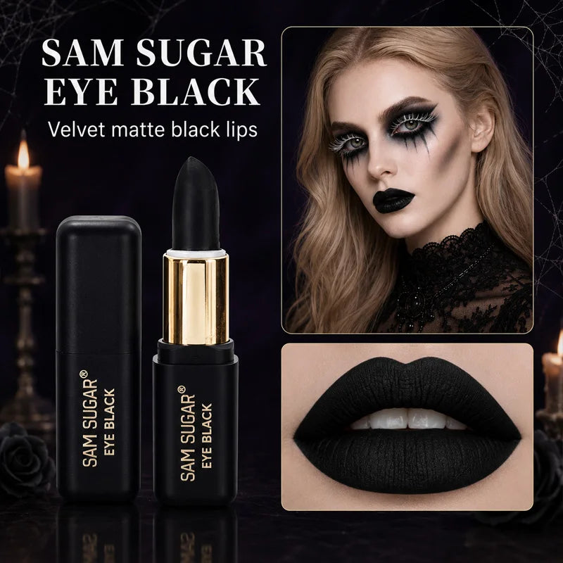 3-Piece Halloween Makeup Kit with Mascara, White Foundation, and Black Face Paint Stick