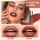 2-Piece Matte Velvet Lipstick and Lipliner Set