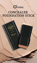 2-in-1 Full Coverage Foundation and Concealer Stick with Brush, 15g