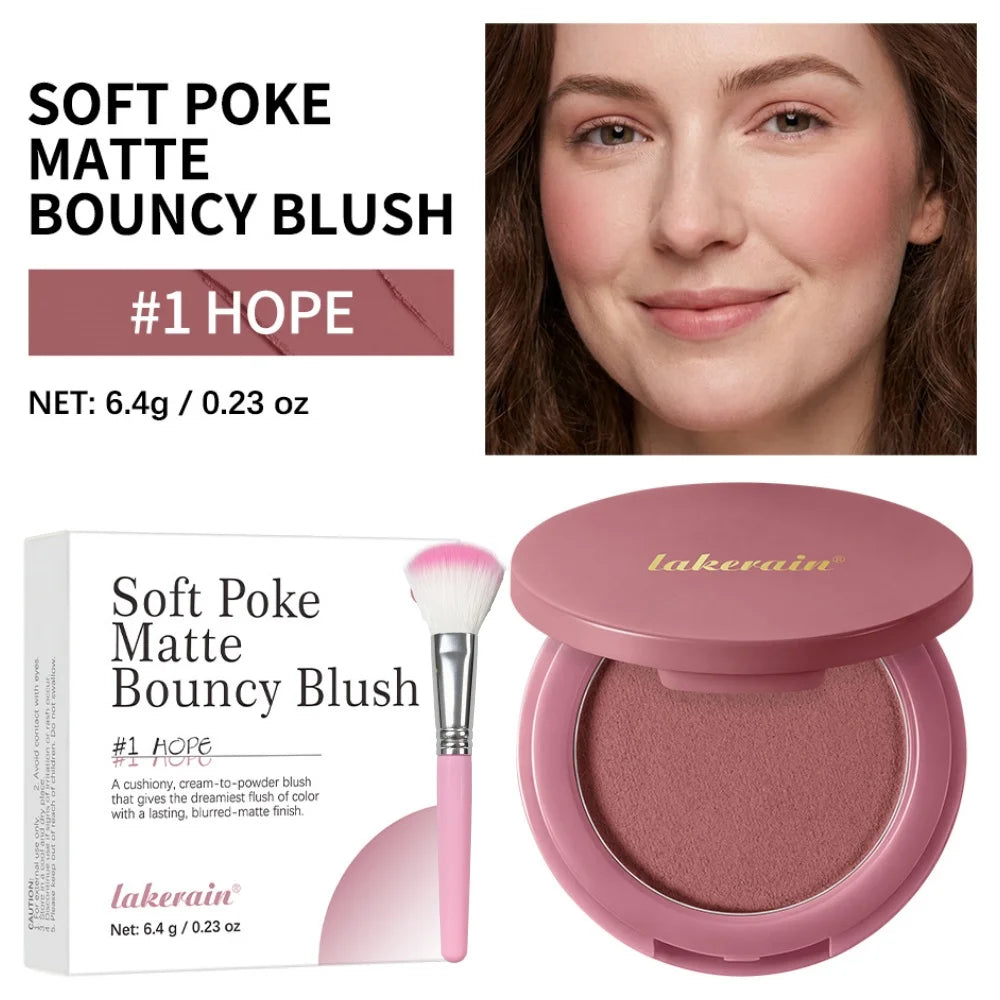 Cream-to-Powder Blush with Brush