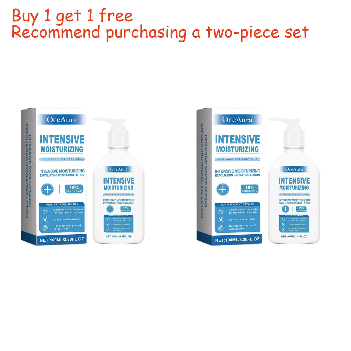 Intensive Healing Exfoliating Body Lotion for Dry Skin