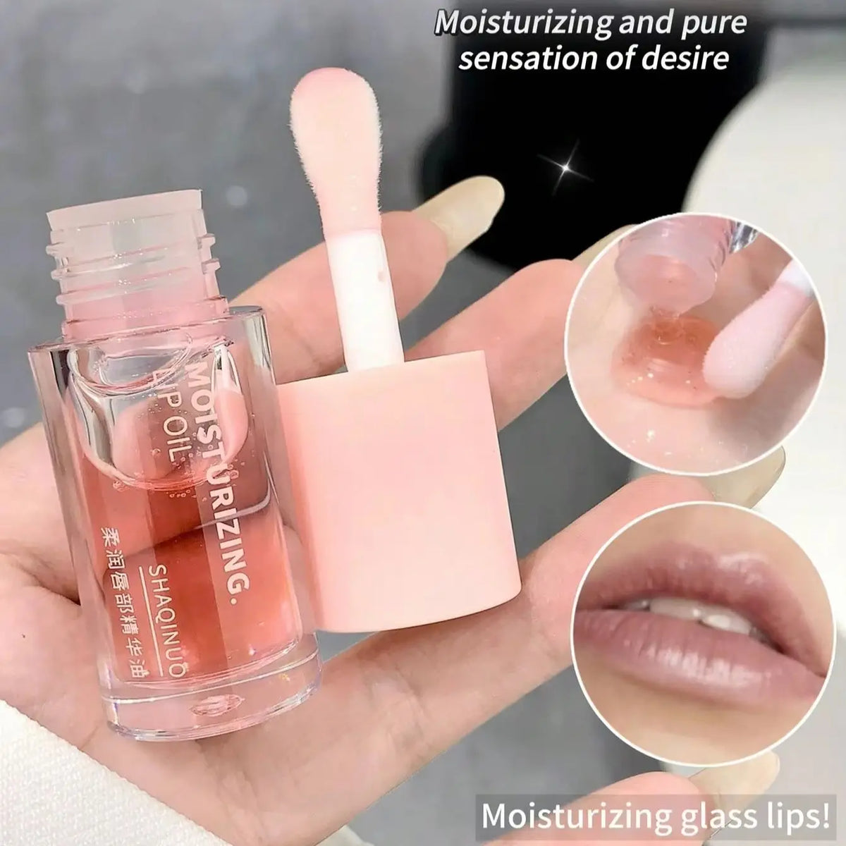 3.2g Water Light Mirror Lip Gloss Moisturizing Crystal Lip Oil