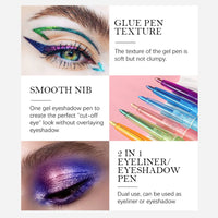 Metallic Blue Glitter Eyeliner Gel Pen
