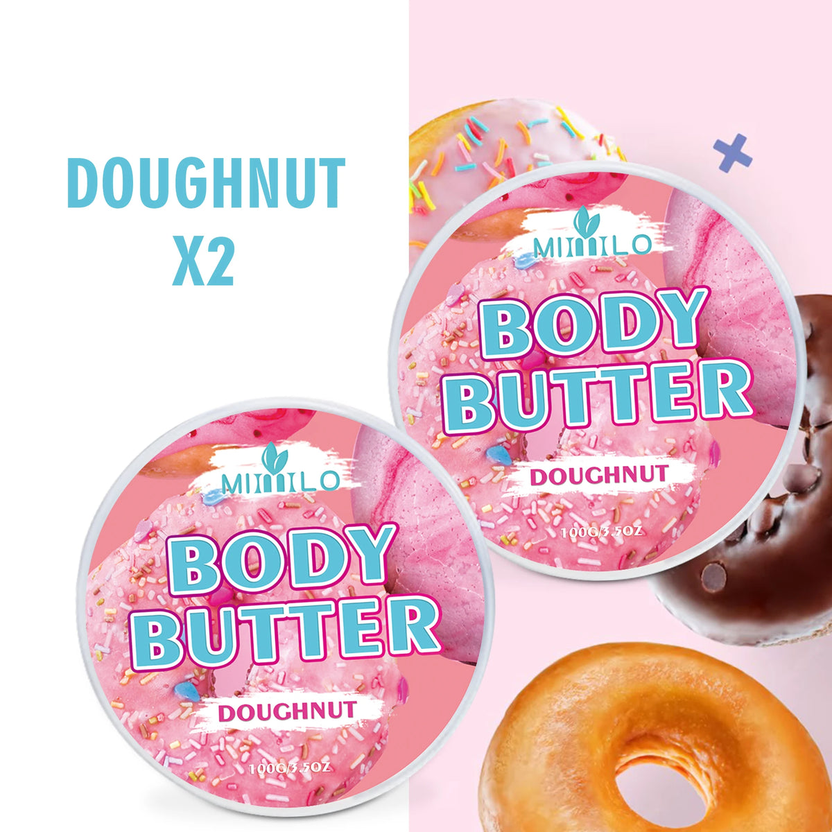 2-Pack Nourishing Body Glaze with Storage Bag (100g x 2)