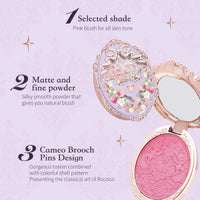 Strawberry Rococo Series Embossed Blush