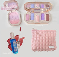 Moonlit Mermaid Makeup Set with Eyeshadow, Blush, Lip Gloss and Bag