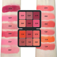 12-Shade Multi-Use Cream Blush, Contour, and Concealer Palette