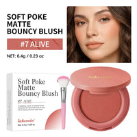 Cream-to-Powder Blush with Brush
