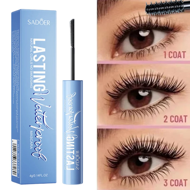 5D Waterproof Black Silk Fiber Lengthening Mascara
