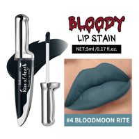 Bloody Gothic Matte Lip Stain for Halloween Cosplay Makeup