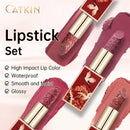 CATKIN 4-Piece Matte Carving Lipstick Set