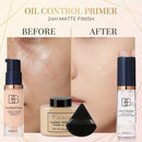 4-Piece Face Makeup Set with Primer, Foundation, and Setting Powder