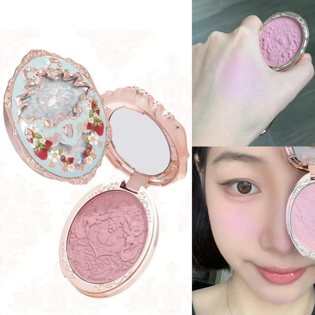 Knight Unicorn Strawberry Rococo Embossed Blush 5g